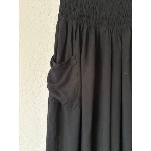 Island Planet🌿Black Palazzo Pants Wide Leg Boho Lounge Resort Women’s SZ Small - Picture 7 of 10